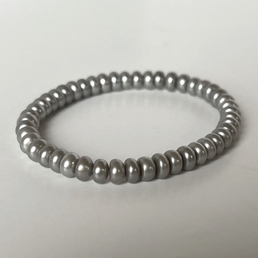 Honora Fresh Water Pearls Bracelets Set of 3: Black, Grey, & White - Picture 5 of 9